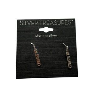 Sterling Silver Blessed Earrings